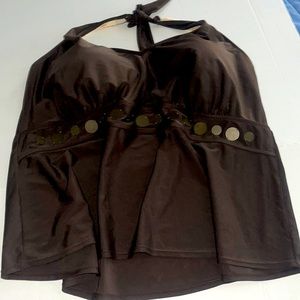 Brown Merona Plus Size 26 Tankini